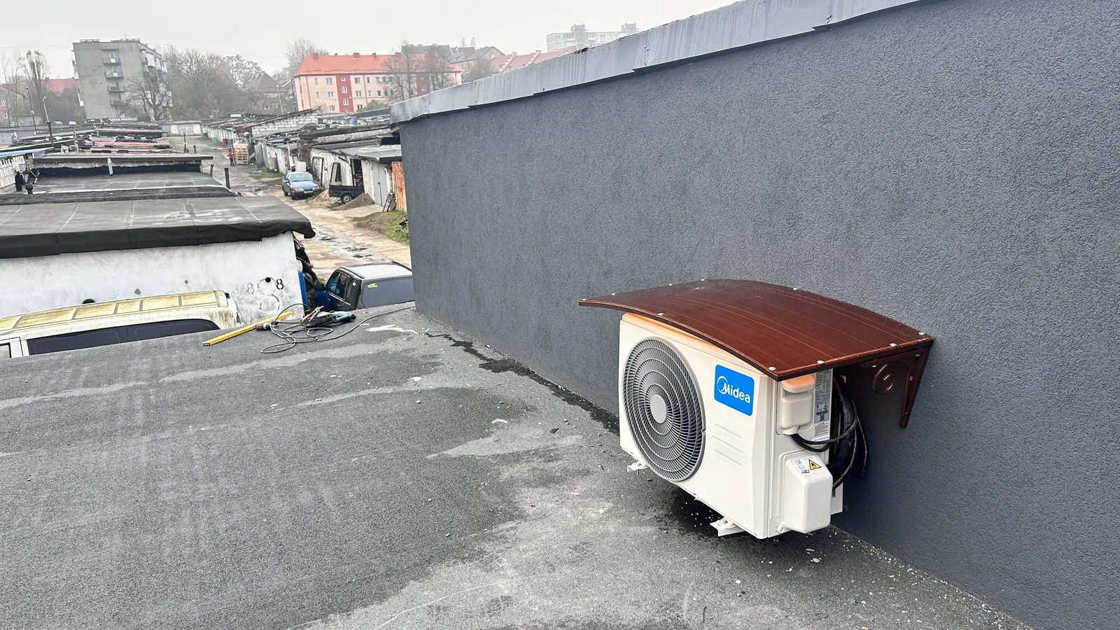 Абстрактное фоновое фото для раздела о сервисных контрактах AMC на обслуживание кондиционеров